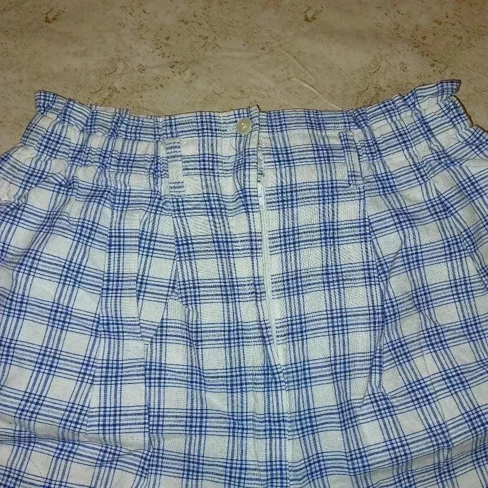 Vintage Talbots Petites High waist plaid shorts  Size Medium - Picture 3 of 9